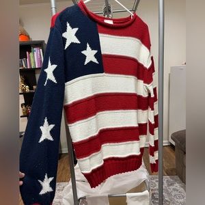 Medium American flag sweater